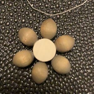 Aarikka wooden pendant necklace